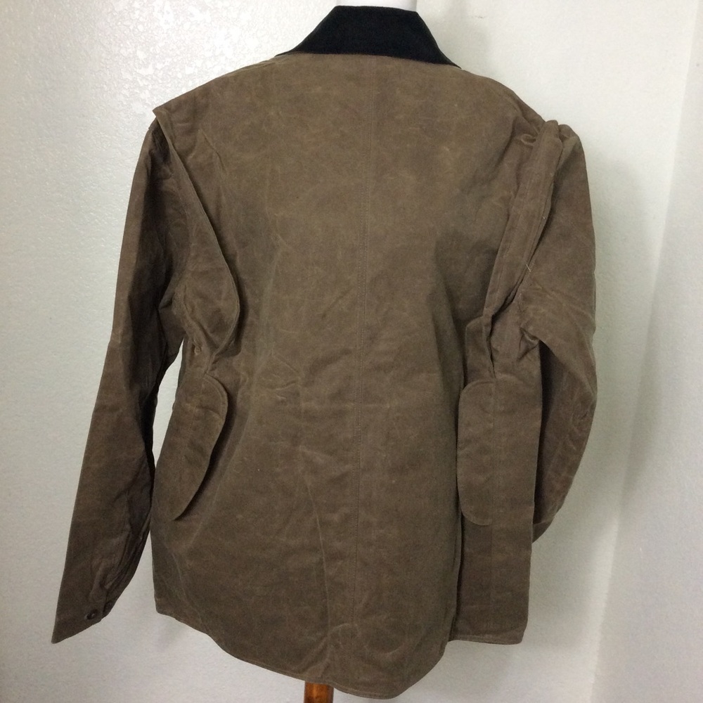 Mens Hunting Waxed Oiled Hunting Cotton Field Coat MADE IN USA - Picture 6 of 9